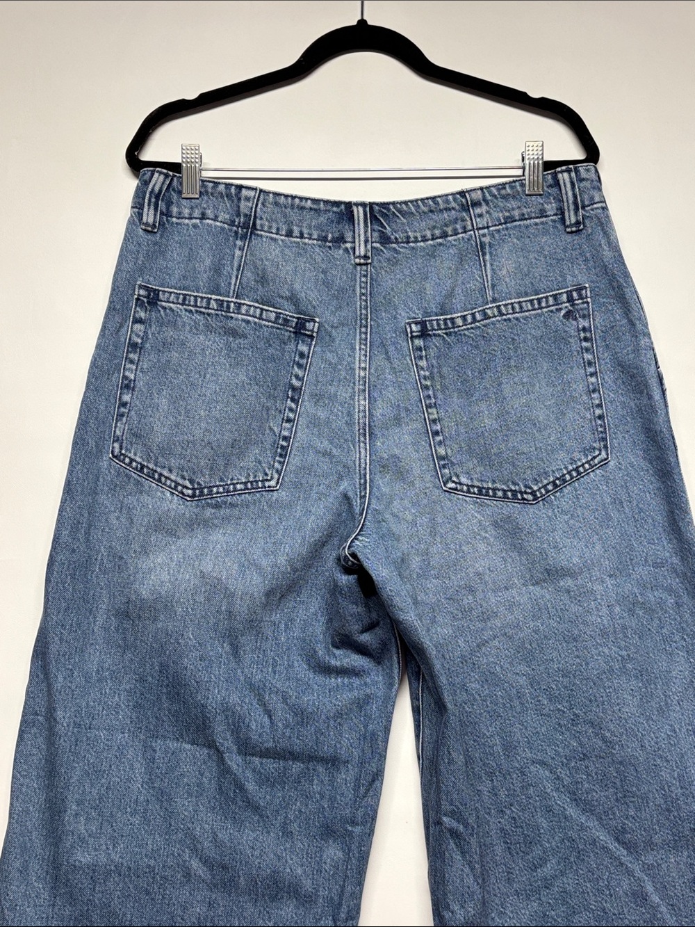 ✨Madewell Denim Culottes Blue Wide-Leg Cropped Jeans Size W30 - Picture 8 of 16
